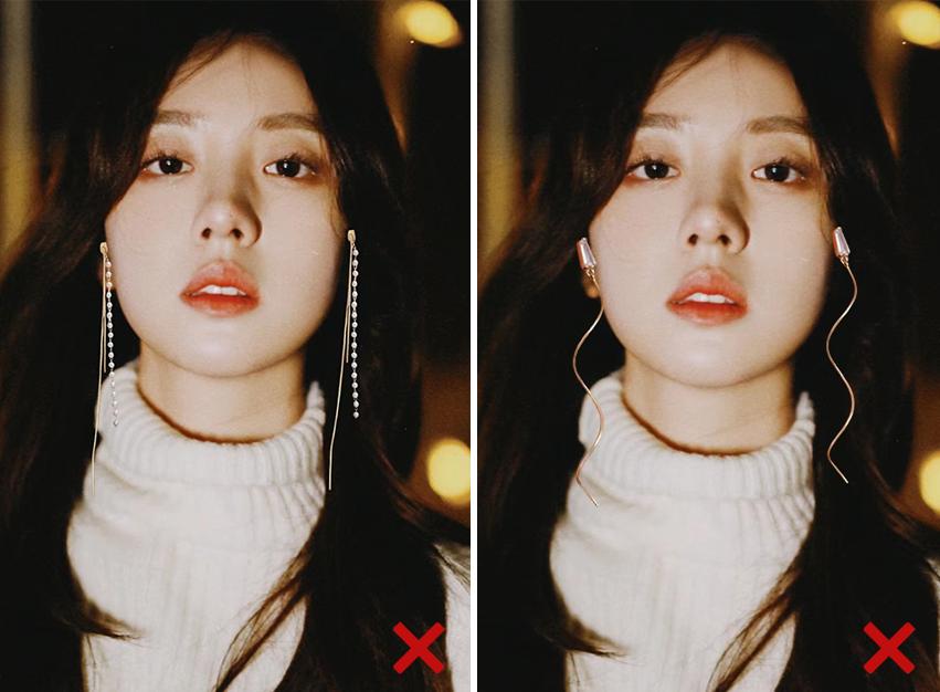 不知道自己的脸型适合戴哪种款式,长脸型耳环项链配饰