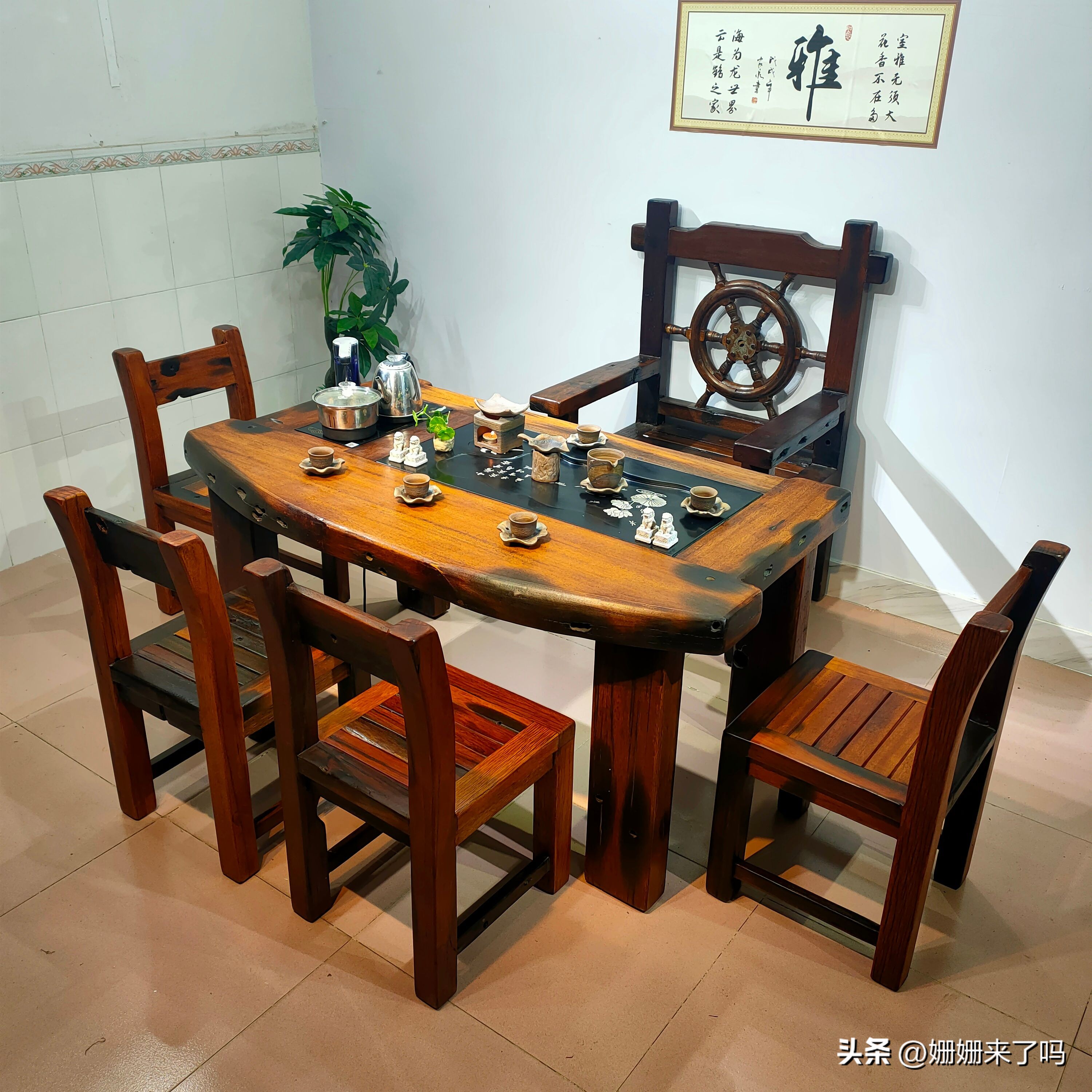 老船木是什么样的家具,老船木为什么没人买榆木家具