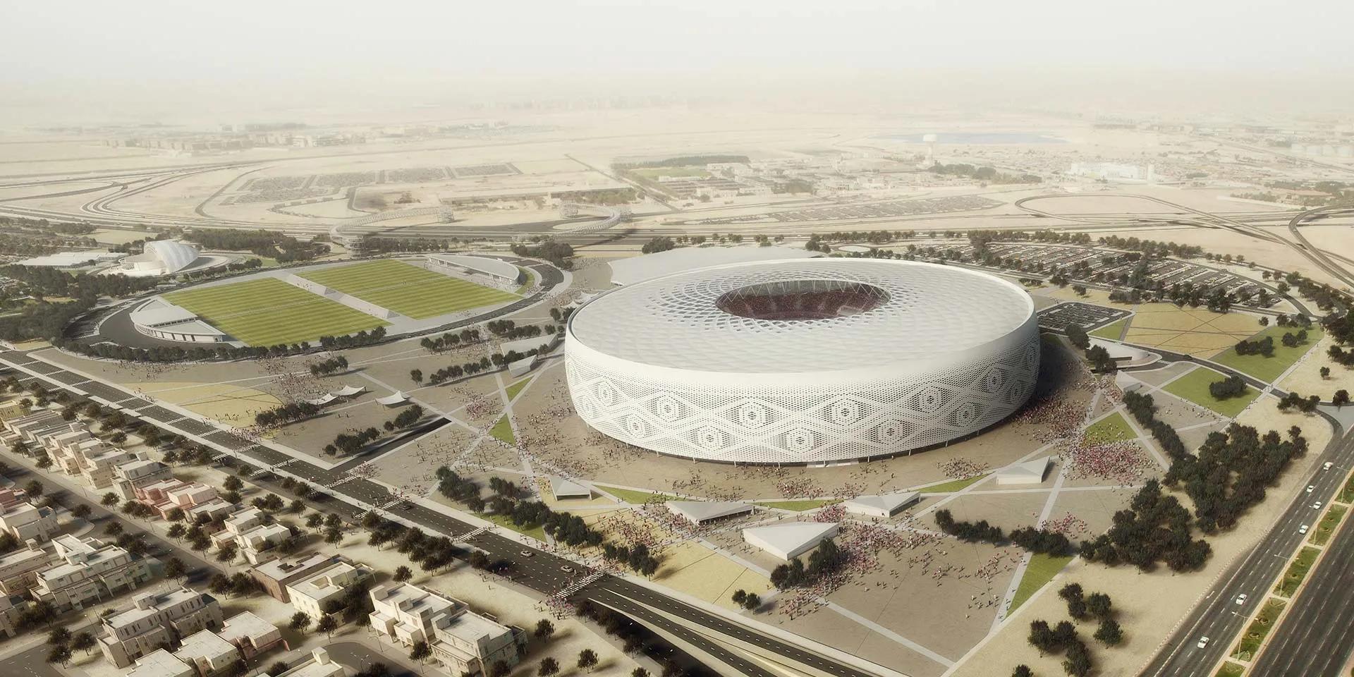 卡塔尔世界杯体育场,卡塔尔世界杯开幕式回看