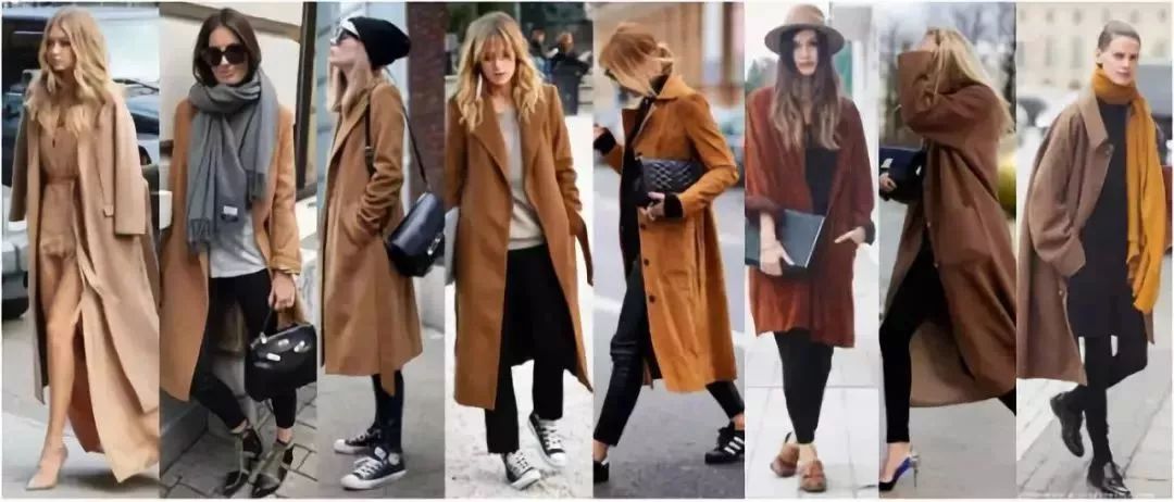 棕驼色大衣高级感穿搭,米驼棕大衣配什么颜色的内搭衬衫