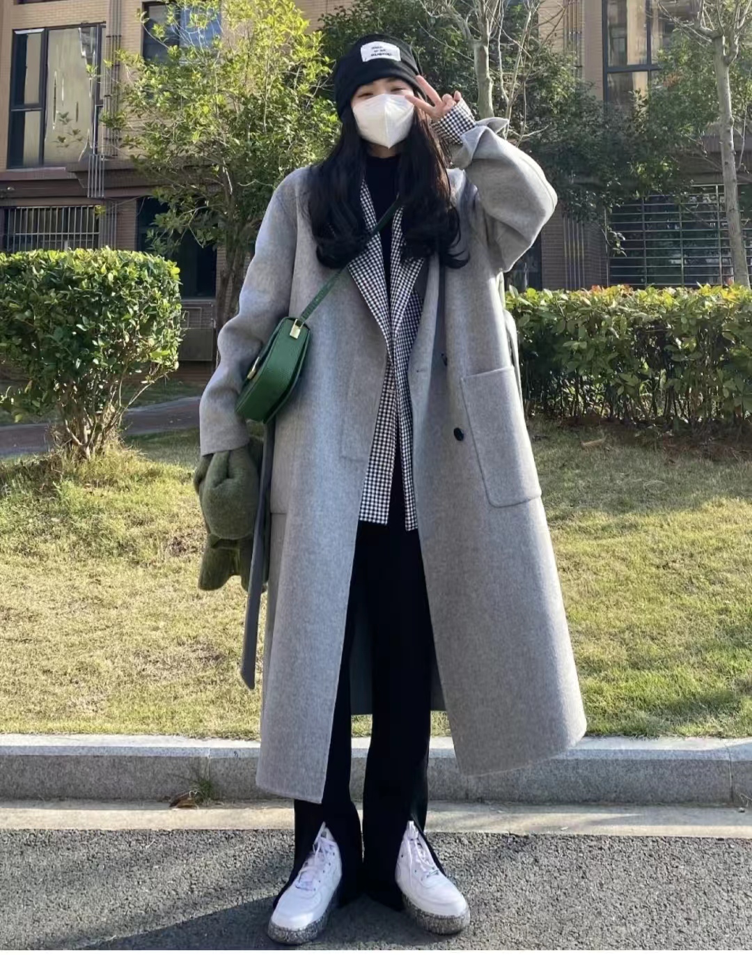 19套长款大衣内搭推荐,层次分明显高显瘦