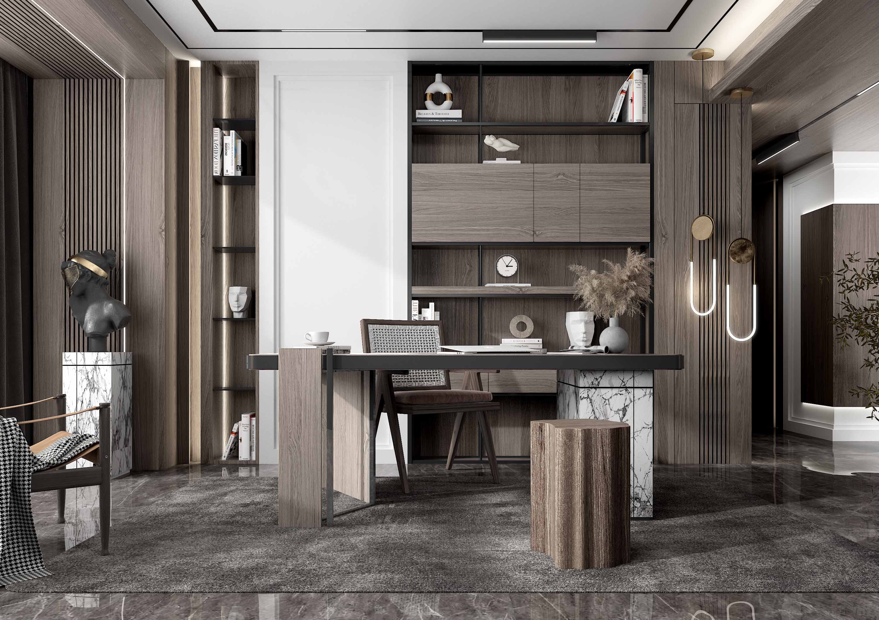 选择深色还是浅色的电视柜,白色加黑色电视柜