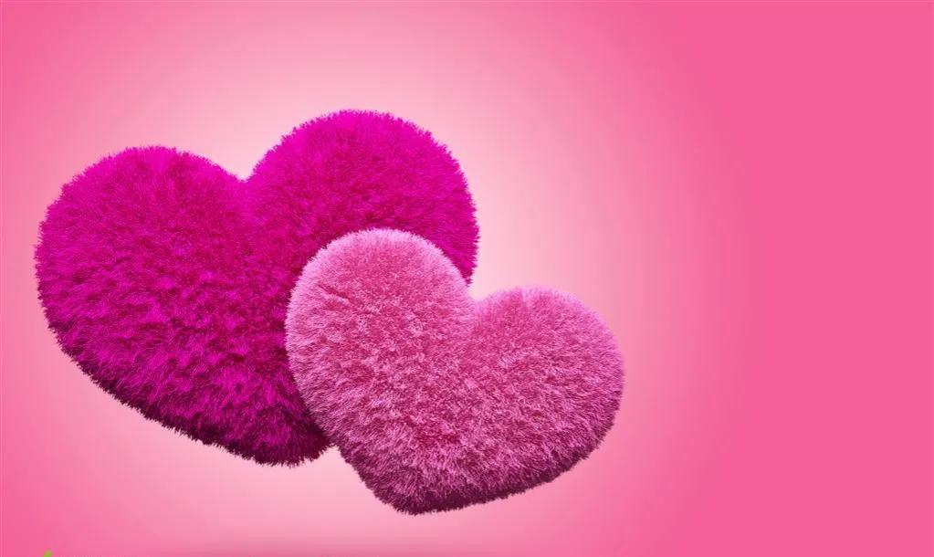 立体爱心壁纸背景图,心形壁纸背景闪图