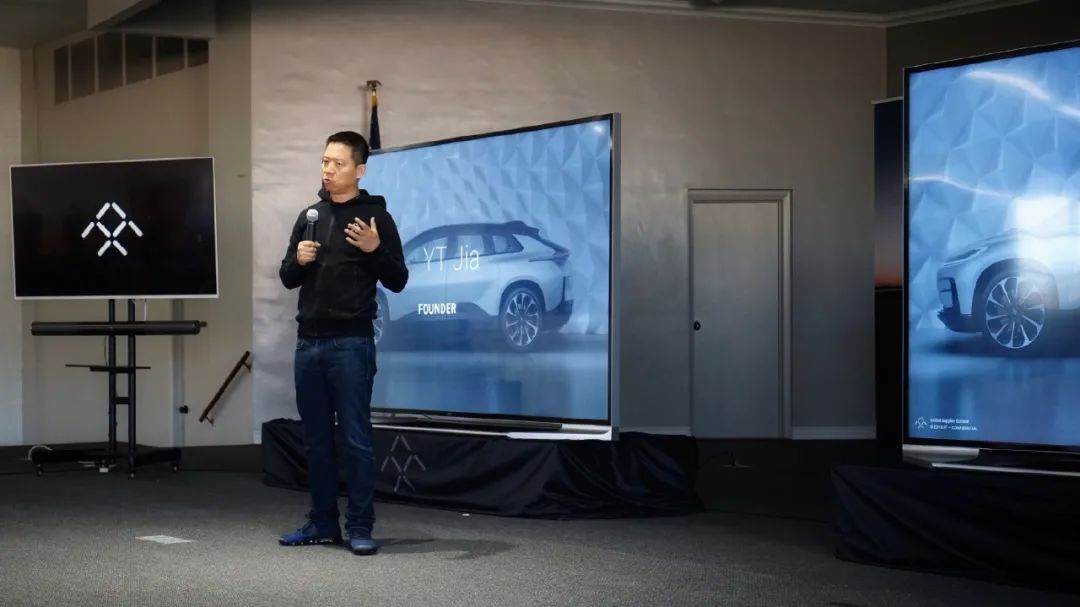 贾跃亭第一辆ff91,贾跃亭ff91上路视频2019年