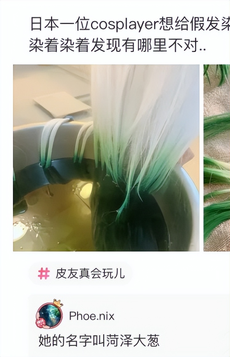 「盐选神回复」想给假发染色，染着染着发现有哪里不对劲