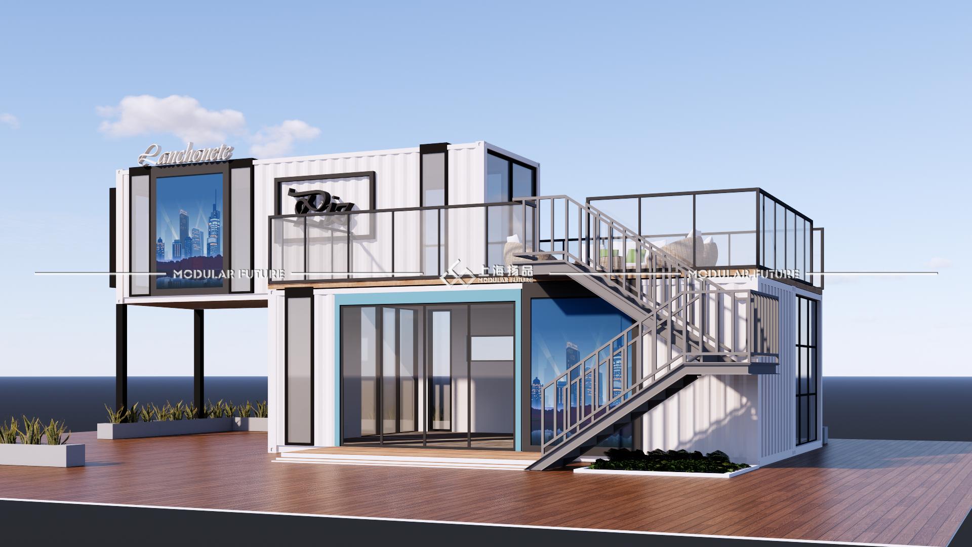 定制可拆卸式集装箱办公室,集装箱式高端办公室