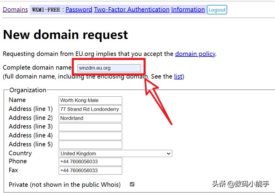 免费的域名要不要？教你获取免费的eu.org域名「申请教程」