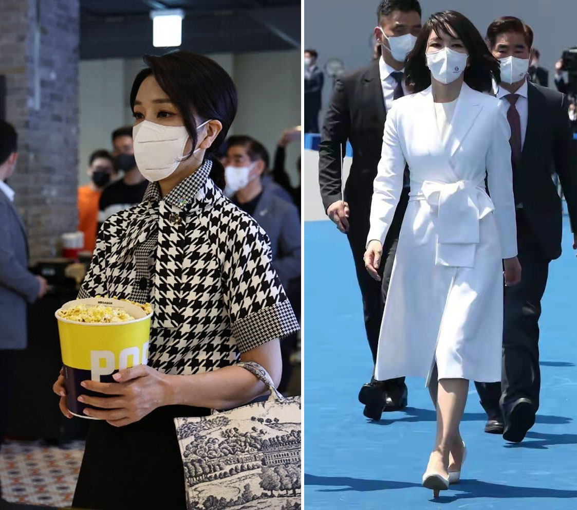 韩国最美“第一夫人”，穿搭“穿松不穿紧”，不露身材却显优雅
