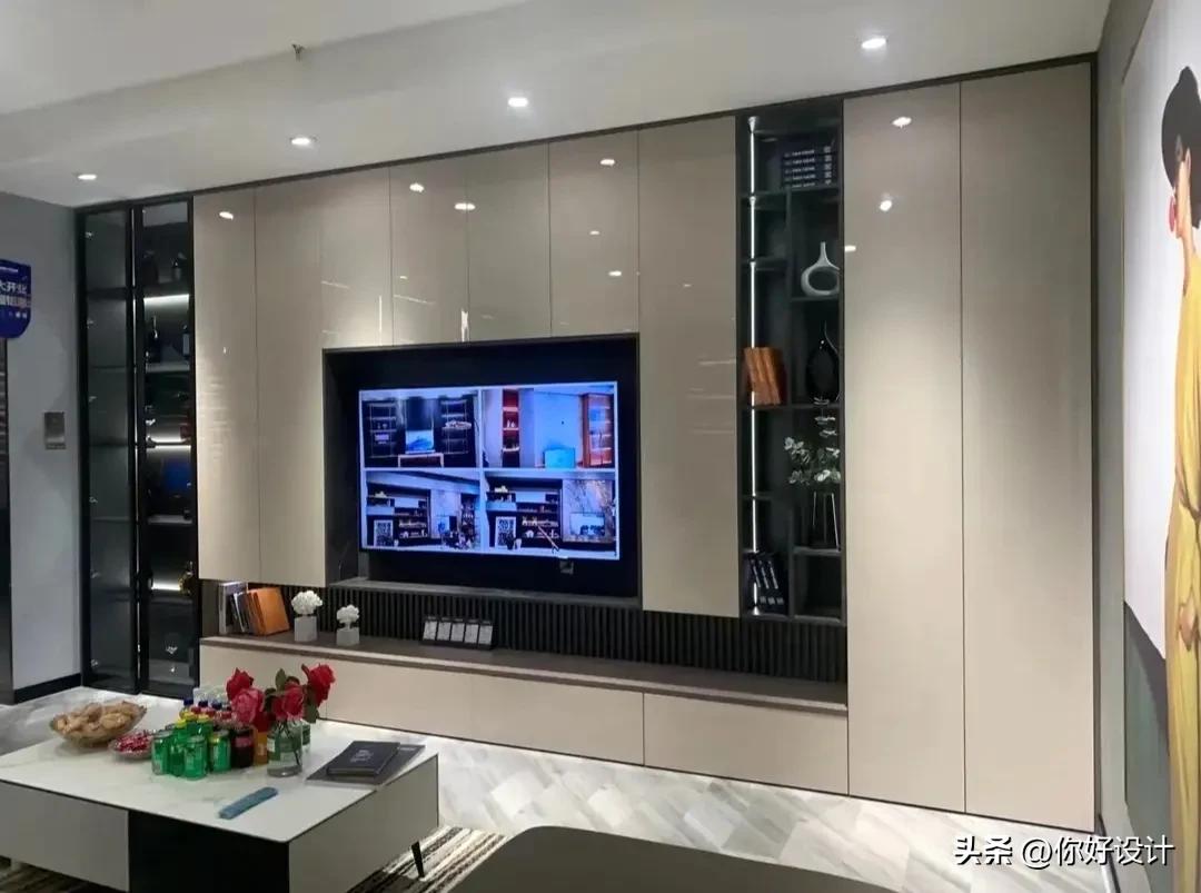 二十款电视背景墙,二十款电视背景墙隐形门
