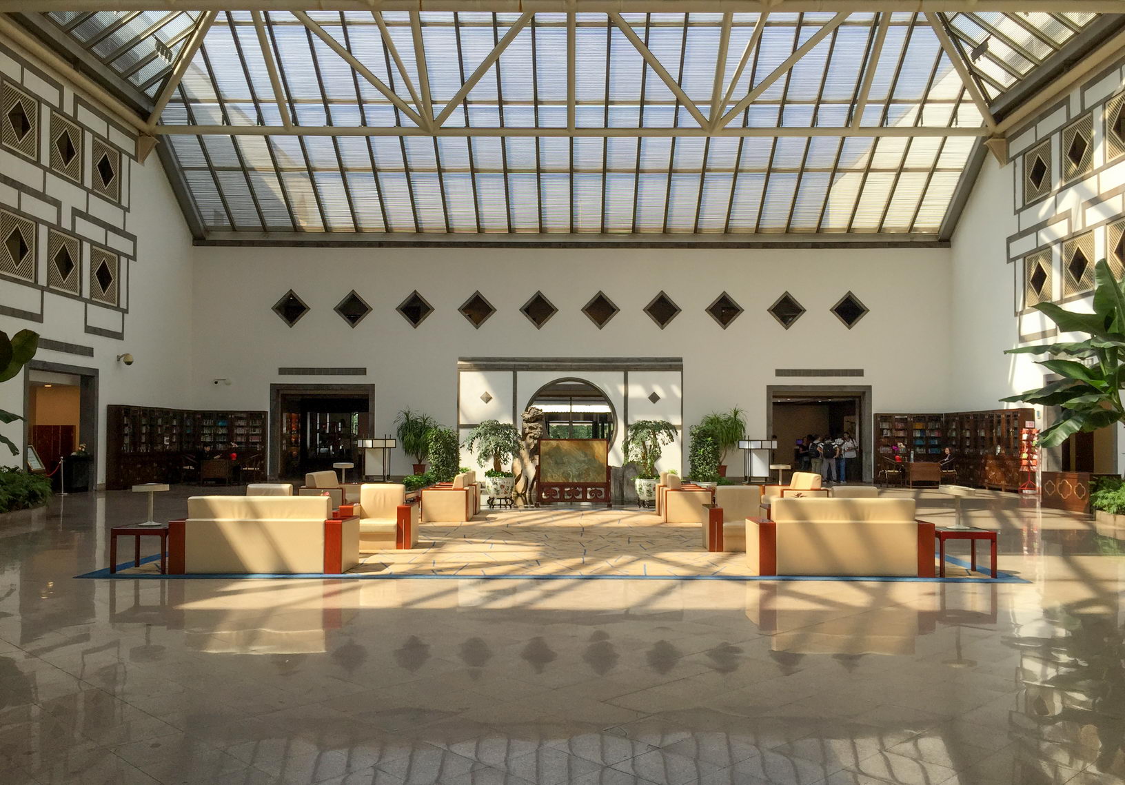 贝聿铭的香山饭店效果图,贝聿铭建筑作品香山饭店