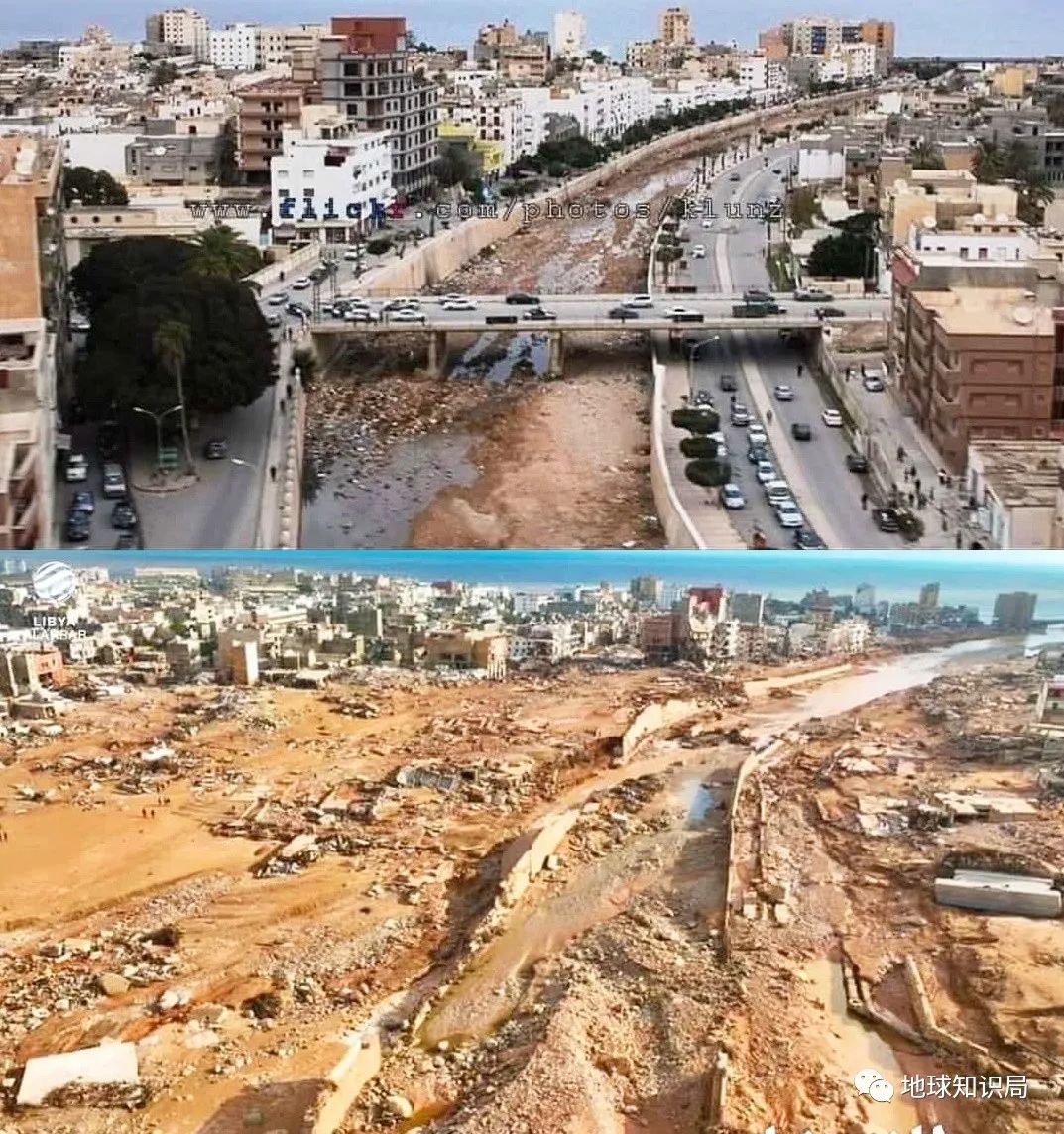 利比亚灾难发生时的视频,利比亚洪灾真是触目惊心