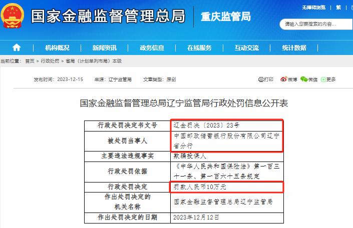 邮储银行遭罚款5.2亿,邮储银行被监管处罚