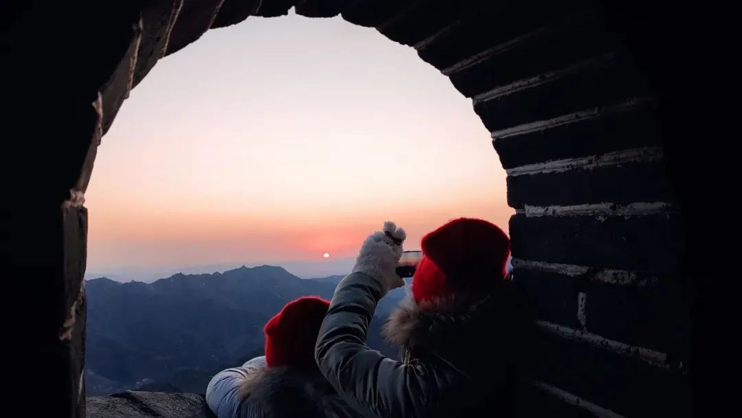 慕田峪长城日出,慕田峪长城元旦观日出