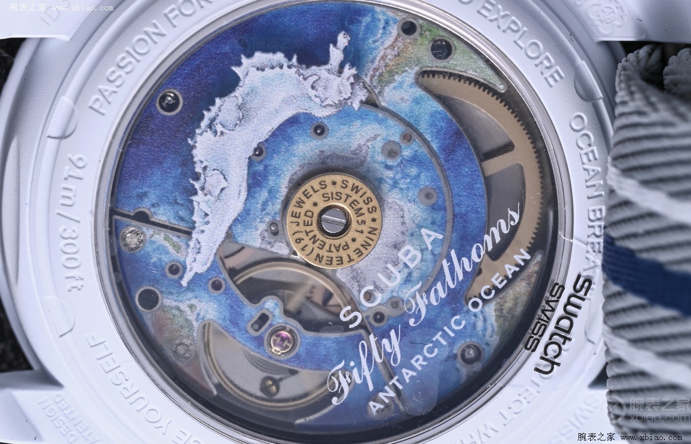 宝珀斯沃琪联名scuba五十噚腕表,宝珀斯沃琪五十噚手表走时测试