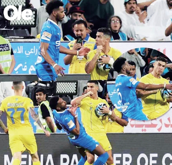 c罗肘击对方视频,c罗肘击最新视频