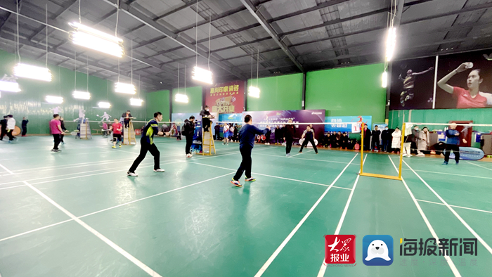 山东省第六届业余羽毛球联赛菏泽站比赛开赛增设青少年组