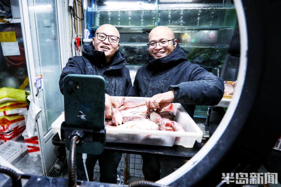 双胞胎海鲜直播间连云港,青岛双胞胎海鲜直播间