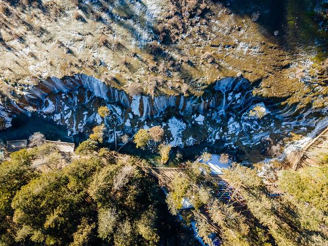 冬日九寨童话世界,九寨沟翠海蓝冰