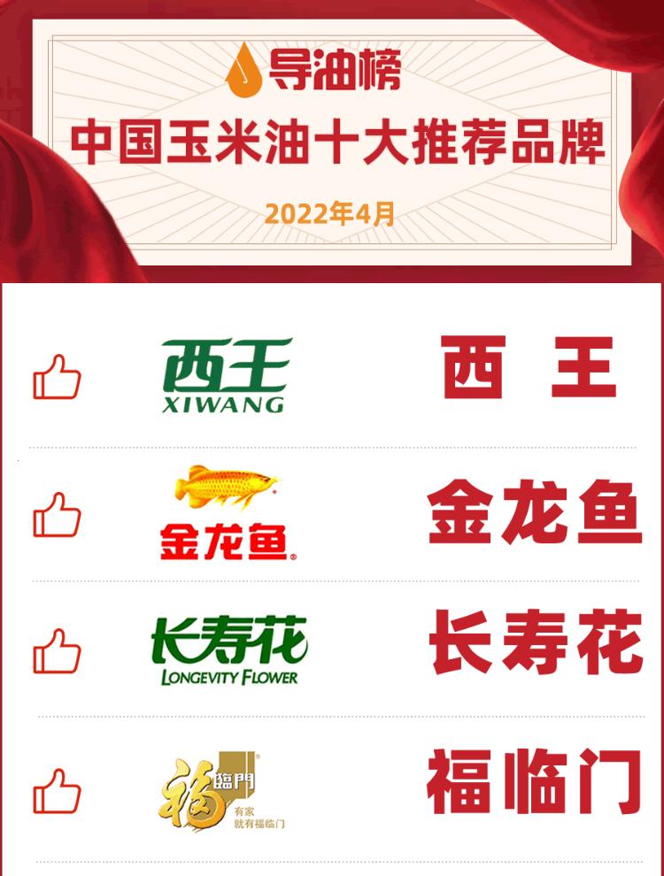 西王玉米胚芽油排名,西王玉米油十大排名