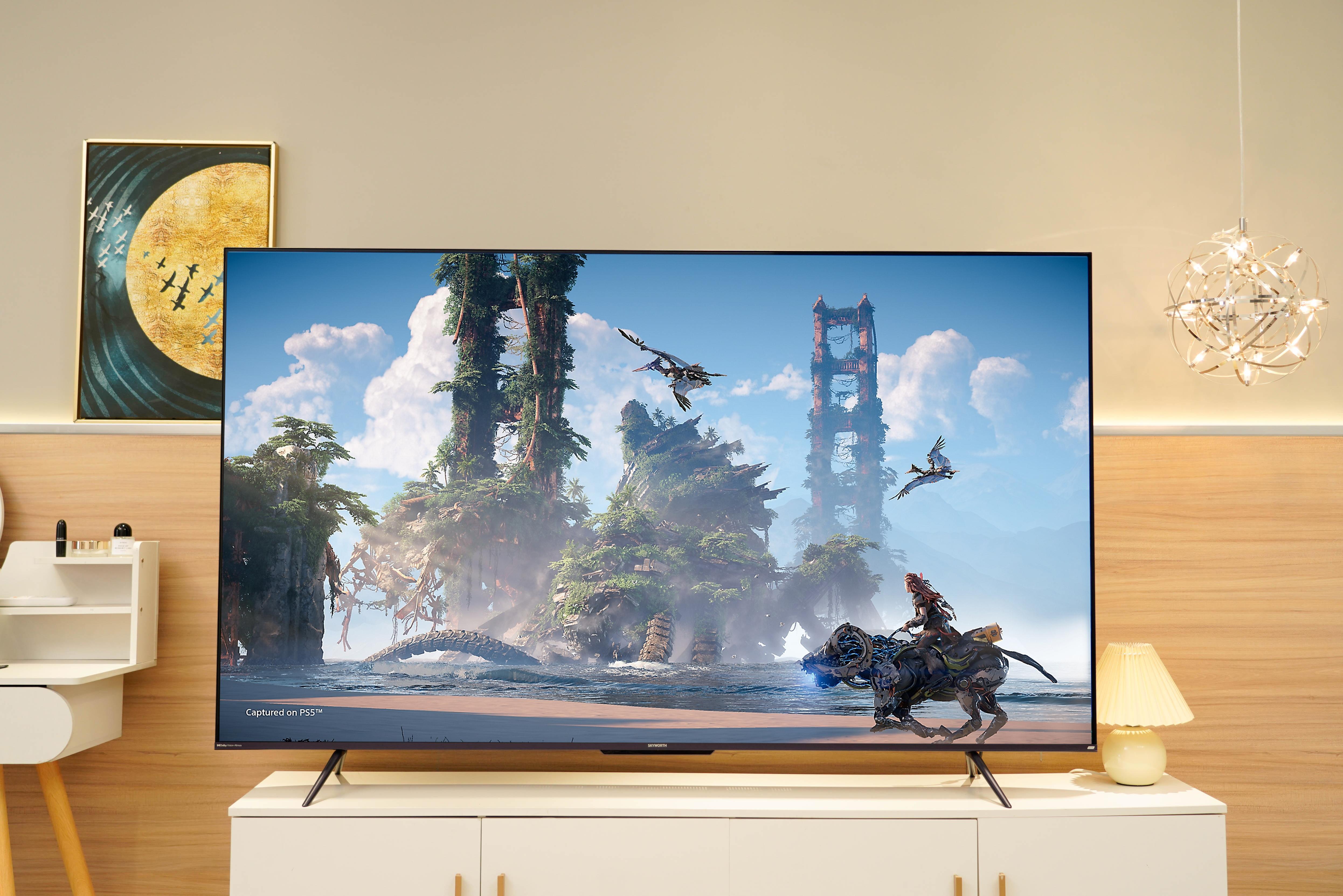 创维电视全通道4k120hz,全通道120hz高刷4k超清电视机