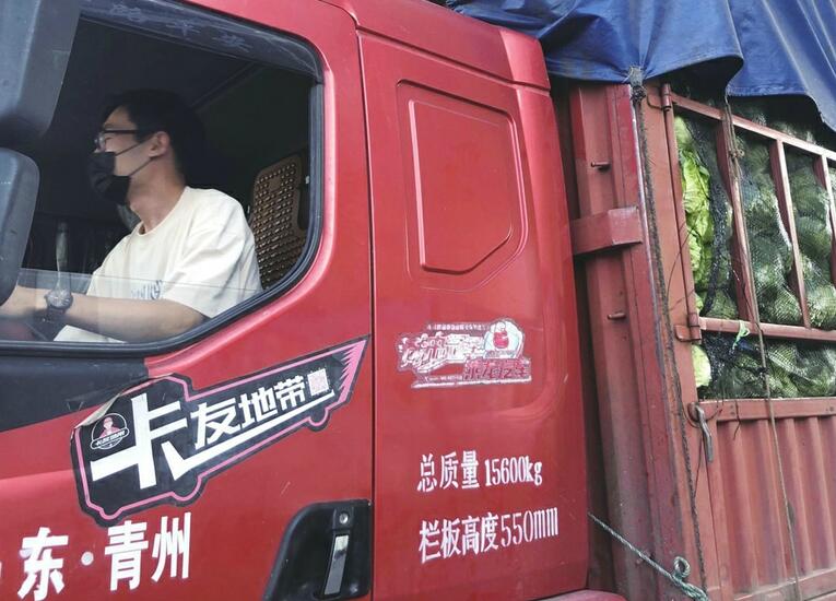 疫情下的蔬菜运输司机：10小时、200公里，8吨橄榄菜从潍坊运到济南