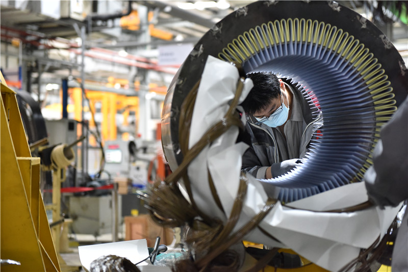 “生产灯亮起来了，生产线动起来了”，上海ABB电机跑出复工复产“加速度”