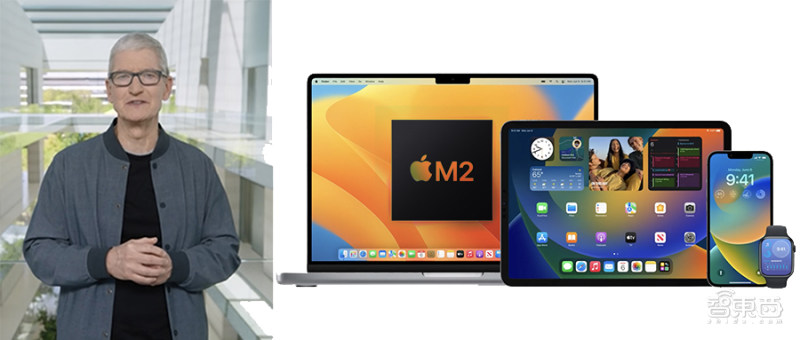 刚刚，苹果M2芯片炸场！iPhone兼职电脑摄像头，系统全家桶“史诗更新”