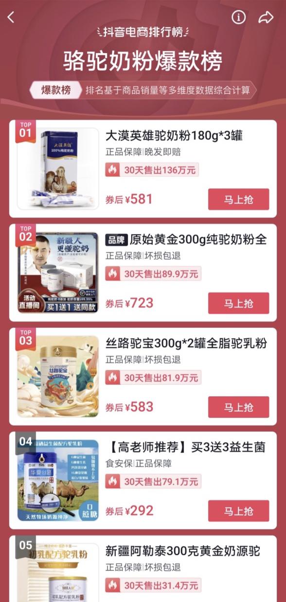 乌鲁木齐卖驼奶粉直播真假,直播卖的骆驼奶粉是真的吗