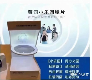 蔡司成长乐有效减缓青少年近视,蔡司小乐圆近视防控眼镜片图片