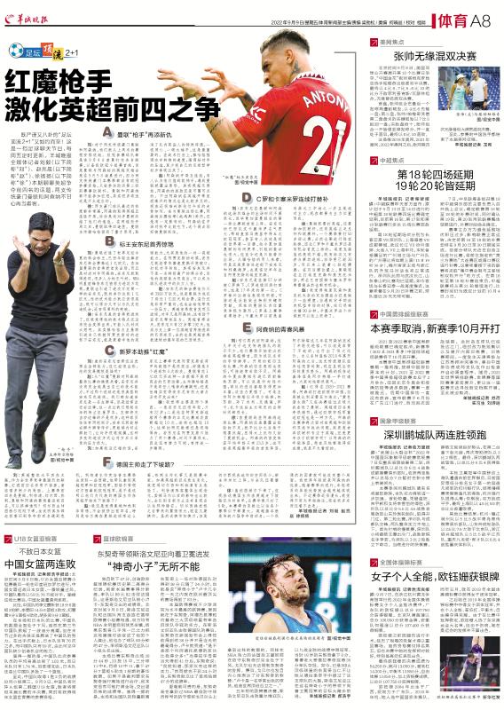 英超前四之争愈演愈烈，曼联阿森纳卷土重来