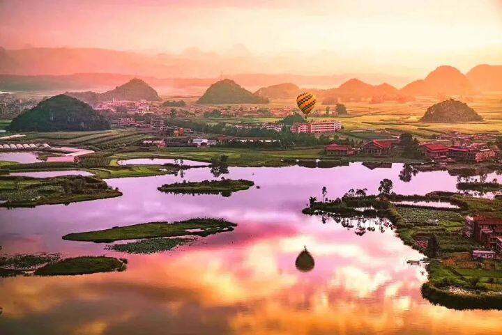 昆明最美的秋天,别眨眼带你看花海