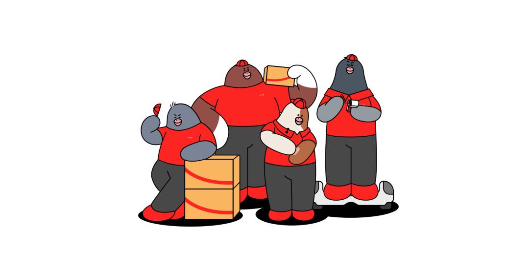 顺丰快递IP设计很萌！网友：撞脸熊本熊？