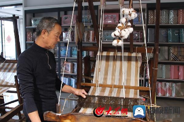 山东滨州高端老粗布,山东青州纯手工老粗布