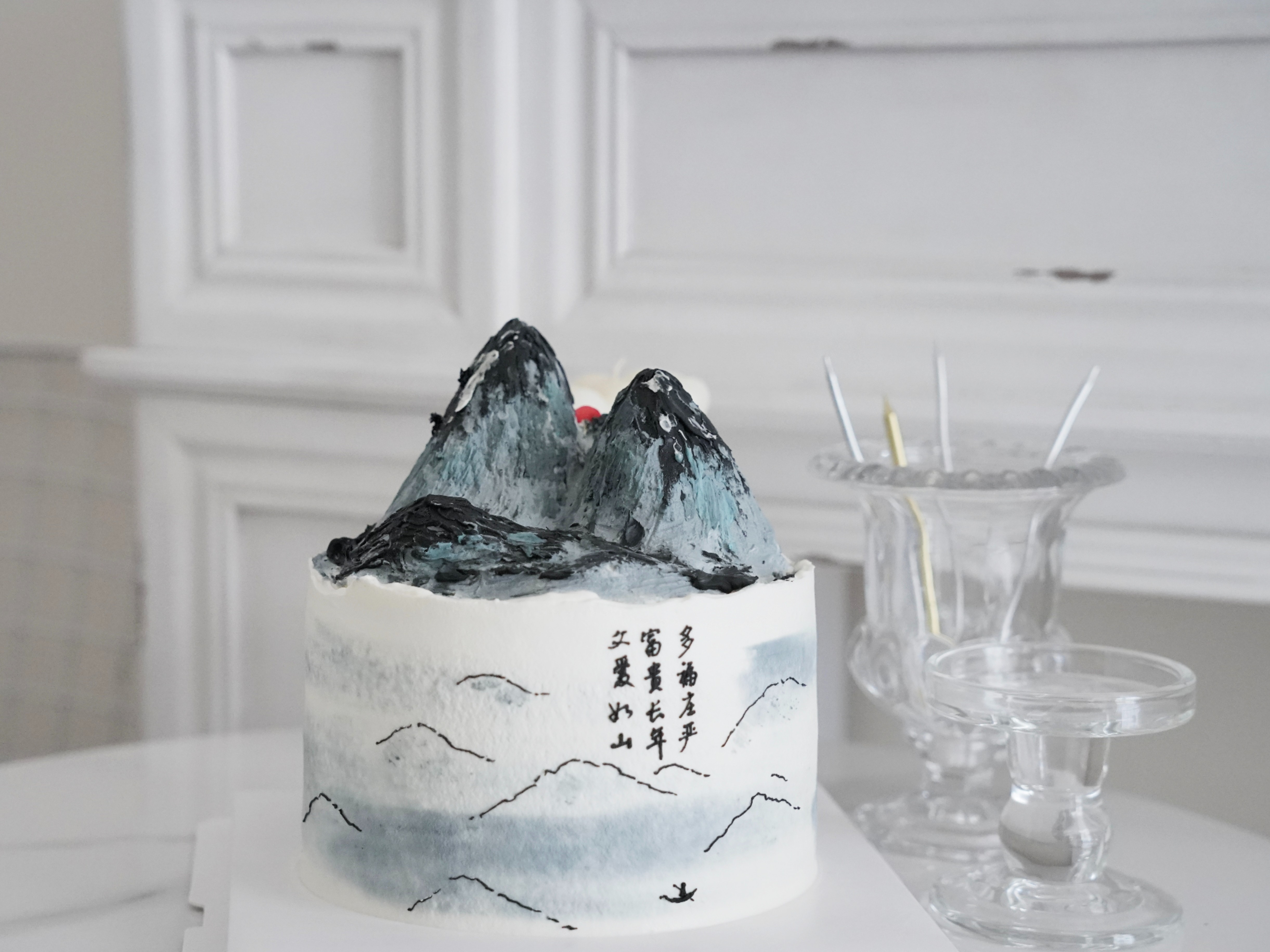 当蛋糕遇上诗词,当蛋糕遇上彩虹