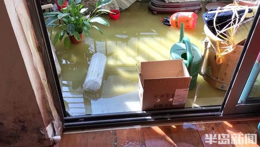 地漏反水造成楼下阳台滴水,下水道倒灌致多住户家中污水横流