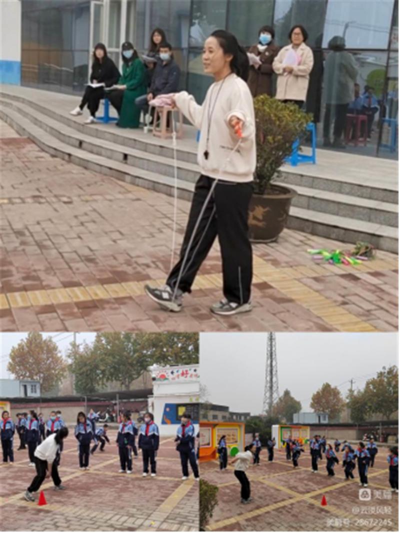三年级综合组搞活动,灞桥区东城第六小学课间操比赛