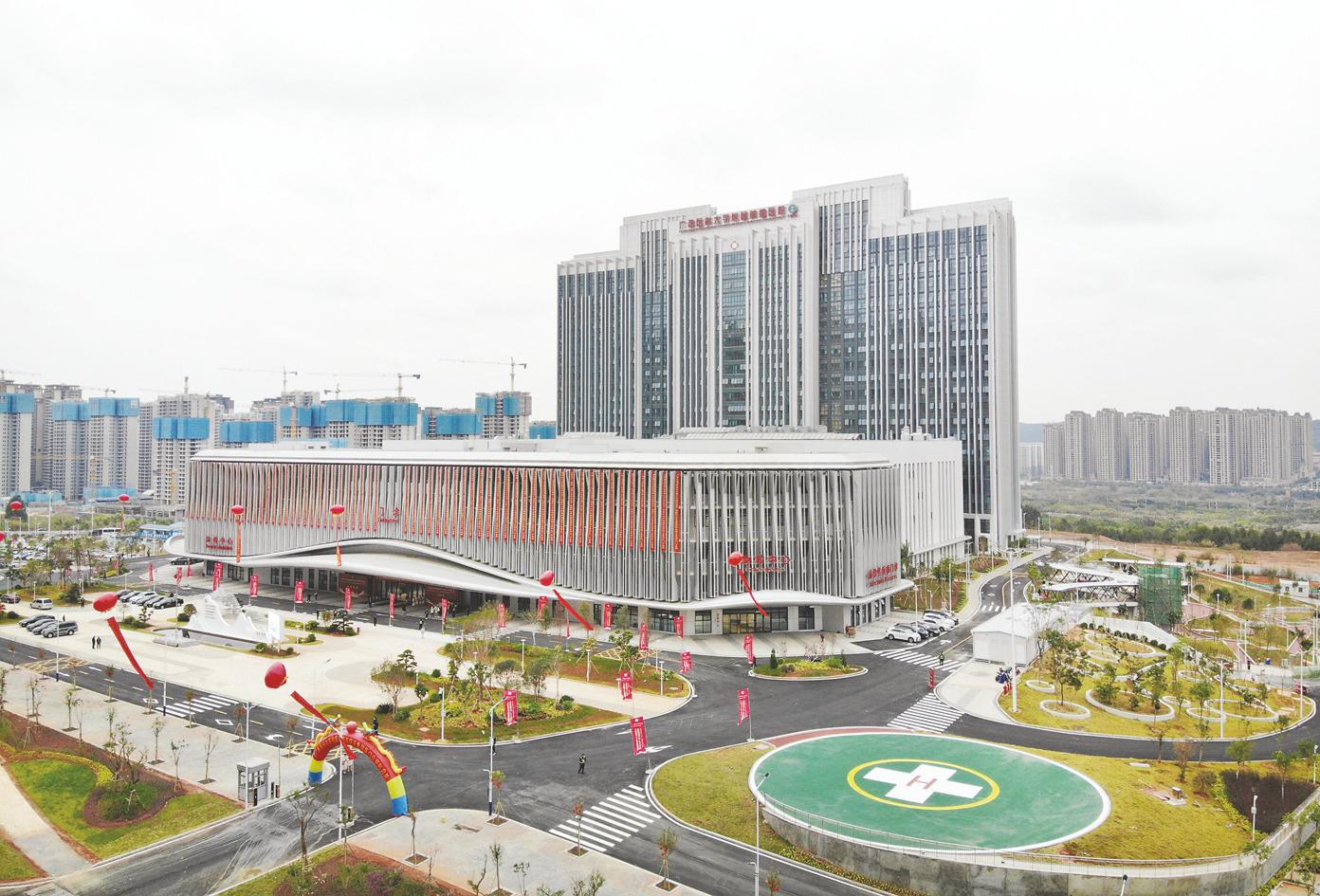 广西医科大学附属肿瘤医院五象院区门诊启用