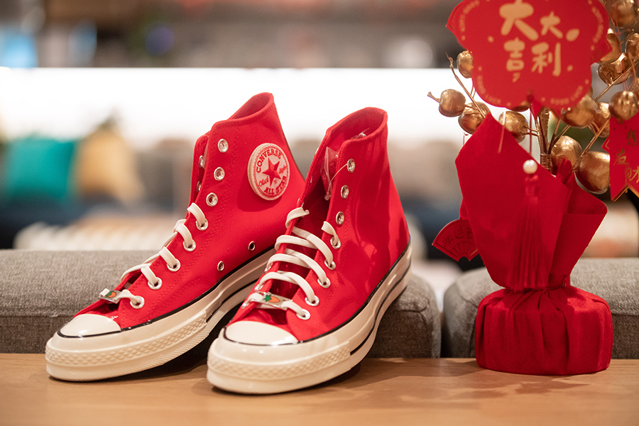 匡威cnychuck70新年系列,匡威chuck70白配色