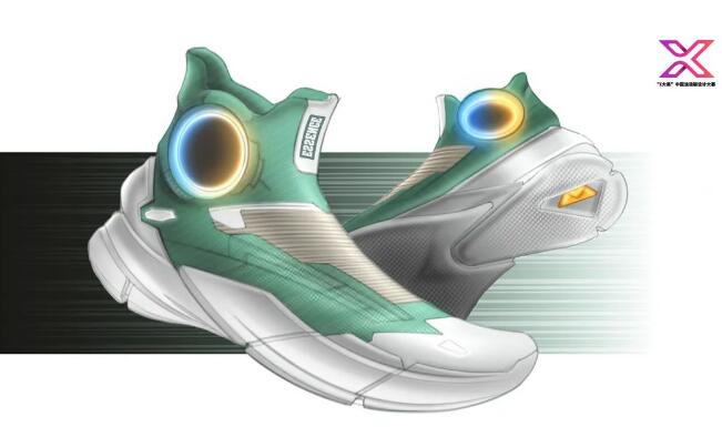 中国运动鞋设计图,鞋类设计大赛效果图