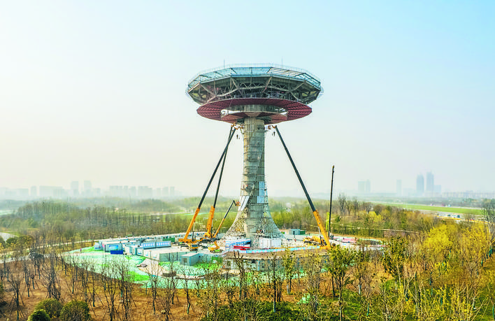 合肥骆岗中央公园未来是地标吗,合肥骆岗中央公园二期建设