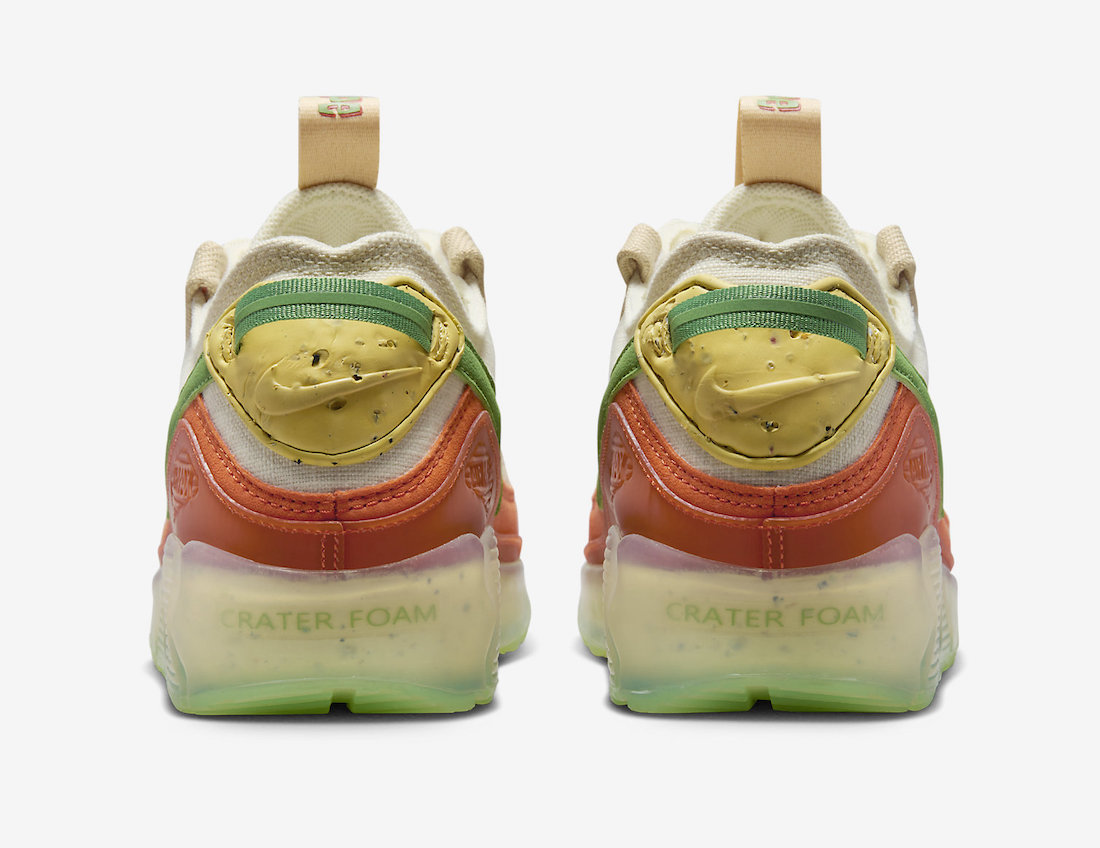 胡萝卜配色加持！「小OW」AirMax90近期发售！