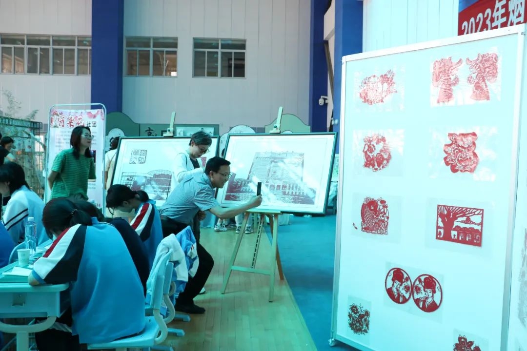 “艺”彩纷呈-美益求美 2023年烟台市中小学生校园艺术节美术工作坊展示活动（龙口市专场）掠影