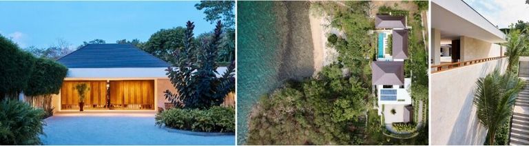 豪华海边别墅,新现代豪华建筑别墅