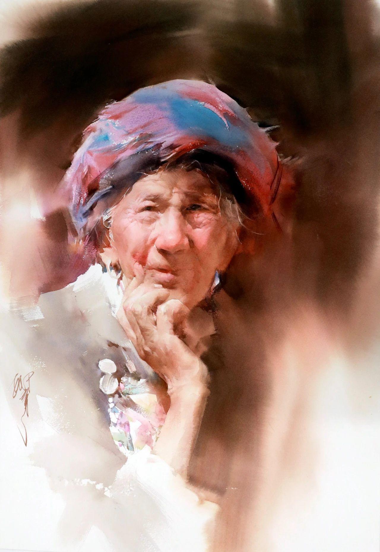 中国当代实力派水彩画家柳毅,柳毅老师的水彩人物画