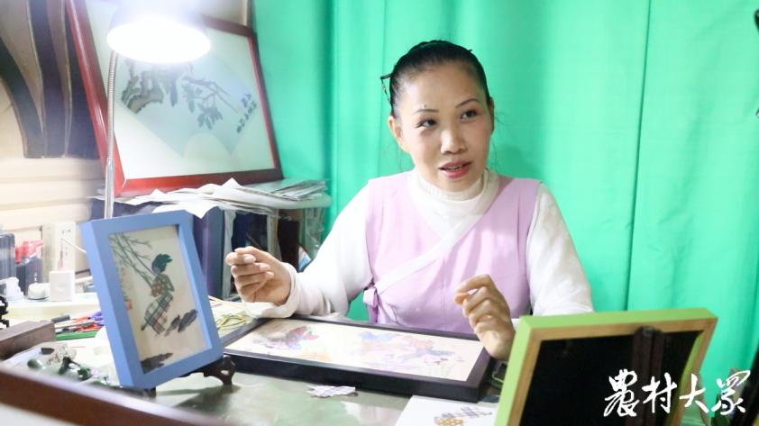 碎布贴画,小碎石头粘贴画